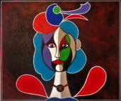 Uitvoering: Acryl op MDF, 90 x 80 cm, Niet beschikbaar