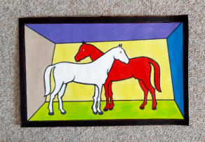 Uitvoering: Acryl op papier, 23 x 34 cm, Beschikbaar