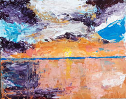 Uitvoering: Acryl op doek, 24 x 30 cm, Beschikbaar