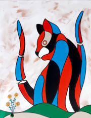 Uitvoering: Acryl op hout, 50 x 40 cm, Beschikbaar