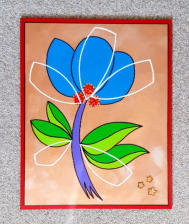 Uitvoering: Acryl op hout, 42 x 52 cm, Beschikbaar