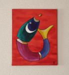 Uitvoering : Acryl op doek, 40 x 50 cm, Beschikbaar